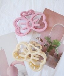 Jelly moo（ジェリームー）の「【 Jelly moo / ジェリームー 】 リボンモチーフ カラー バンスクリップ / ヘアクリップ（バレッタ/ヘアクリップ・キッズ）」