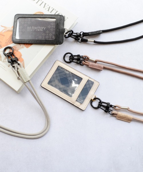 NANO universe（ナノユニバース）の「ナノユニバース [ショルダーストラップ] スマホストラップ 肩掛け 首かけ ロングストラップ（スマホグッズ・レディース・グレー/ブラック/ブラウン/ベージュ・ONE SIZE）」の9枚目の写真