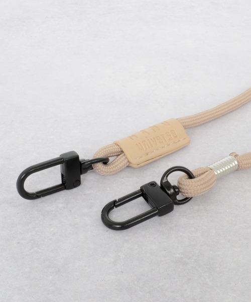 NANO universe（ナノユニバース）の「ナノユニバース [ショルダーストラップ] スマホストラップ 肩掛け 首かけ ロングストラップ（スマホグッズ・レディース・グレー/ブラック/ブラウン/ベージュ・ONE SIZE）」の15枚目の写真