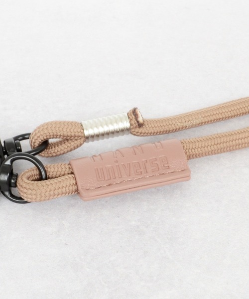 NANO universe（ナノユニバース）の「ナノユニバース [ショルダーストラップ] スマホストラップ 肩掛け 首かけ ロングストラップ（スマホグッズ・レディース・グレー/ブラック/ブラウン/ベージュ・ONE SIZE）」の14枚目の写真