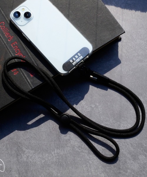 NANO universe（ナノユニバース）の「ナノユニバース [ショルダーストラップ] スマホストラップ 肩掛け 首かけ ロングストラップ（スマホグッズ・レディース・グレー/ブラック/ブラウン/ベージュ・ONE SIZE）」の18枚目の写真