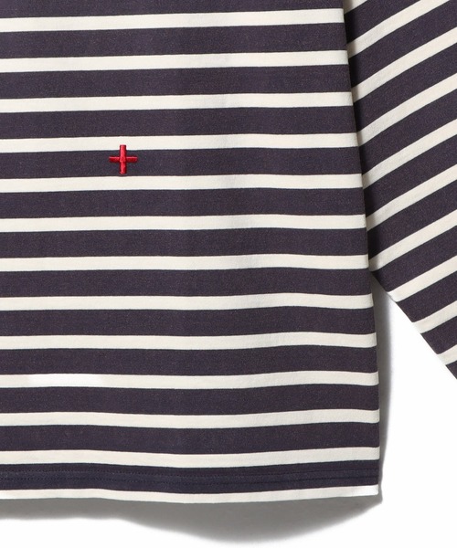 ESTNATION(エストネーション)の「aftersunshine / ボーダー ボートネックカットソー(Tシャツ/カットソー・メンズ・ネイビー・LARGE/MEDIUM)」の4枚目の写真