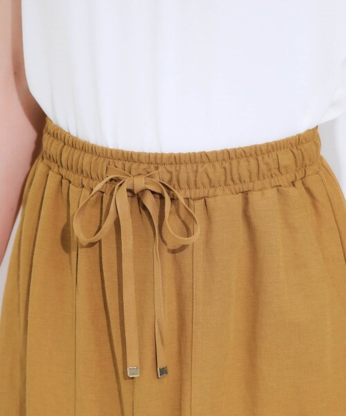 DRESKIP（ドレスキップ）の「【セットアップ可/ひんやり】大人カジュアルに ベイカー風デザインスカート（スカート・レディース・オリーブ/ネイビー/マスタード・04/03/02/01）」の19枚目の写真
