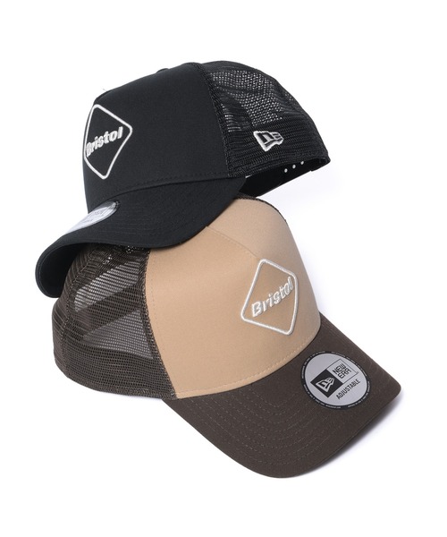 F.C.Real Bristol(エフシーレアルブリストル)の「NEW ERA 9FORTY A-FRAME MESH CAP(キャップ・メンズ・ブラック/ブラウン・FREE)」の4枚目の写真