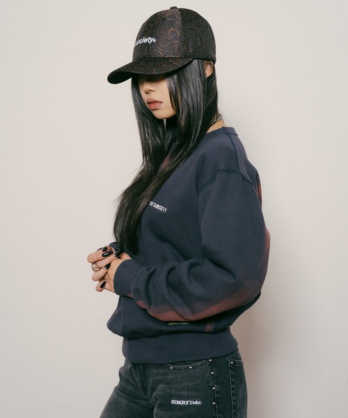 Subciety（サブサエティ）の「Super faded sweatshirt【WOMEN】（スウェット・レディース・レッド/ネイビー/オリーブ/ブラック・FREE）」の9枚目の写真