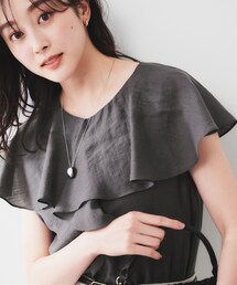 UNTITLED | 【きれいめ/洗える/フリル】ラッフルシアーブラウス(シャツ/ブラウス)