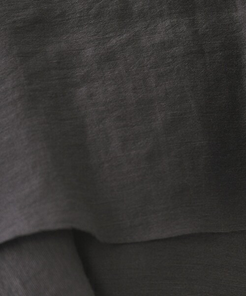 UNTITLED（アンタイトル）の「【きれいめ/洗える/フリル】ラッフルシアーブラウス（シャツ/ブラウス・レディース・ブルー系その他/チャコールグレー/ブラック/オフホワイト・02/00/04/44/48/50）」の20枚目の写真