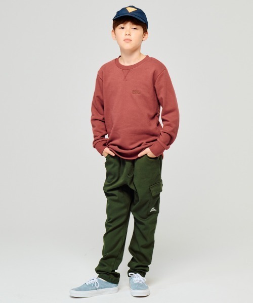 KRIFF MAYER Kid's Collection（クリフメイヤーキッズコレクション）の「【裏毛】裏毛プリントクルー（DOG）（スウェット・キッズ・ブラック/グレー/ブルー/レンガ・120/130/140/150/160/170）」の10枚目の写真