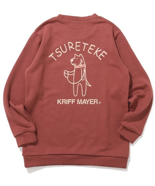 KRIFF MAYER Kid's Collection（クリフメイヤーキッズコレクション）の「【裏毛】裏毛プリントクルー（DOG）（スウェット・キッズ・ブラック/グレー/ブルー/レンガ・120/130/140/150/160/170）」の17枚目の写真