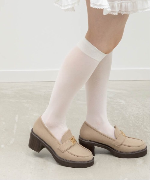 RANDA（ランダ）の「モノグラムベルトボリュームローファー（ローファー・レディース・ブラック系その他/ブラック/ダークブラウン/アイボリー/ベージュ・22.5/24/23/23.5/25/24.5）」の9枚目の写真