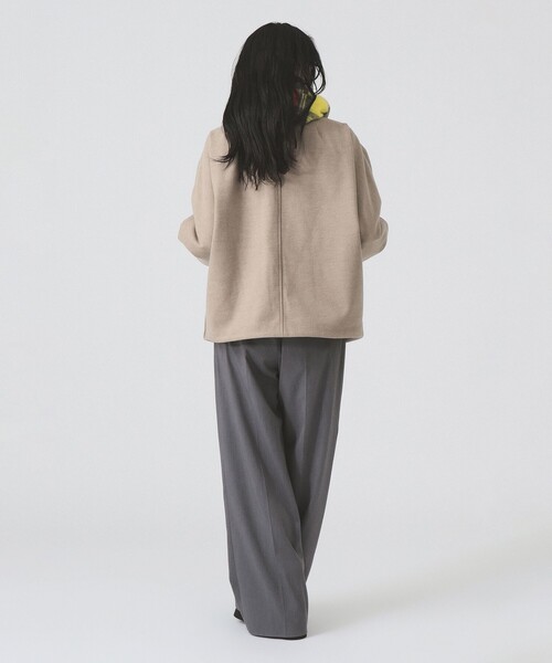 ORCIVAL（オーシバル）の「ORCIVAL / ドルマンスリーブ ジャケット（ブルゾン・レディース・ネイビー/ベージュ・1）」の5枚目の写真