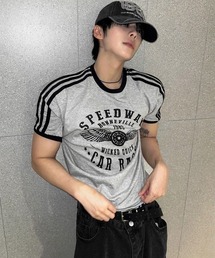 3rdSpring（サードスプリング）の「プリントリンガートラック半袖Tシャツ（Tシャツ/カットソー）」