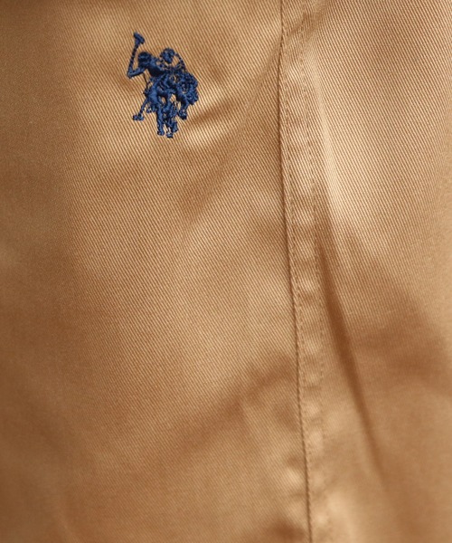 U.S. POLO ASSN.（ユーエスポロアッスン）の「U.S. POLO ASSN.ロゴ刺繍ツイルショートパンツ（チノパンツ・メンズ・チャコール/ネイビー/ホワイト/ブラック/ベージュ・SMALL/MEDIUM/X-LARGE/LARGE）」の20枚目の写真