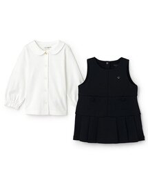 プリーツジャンパースカート&トップスセット