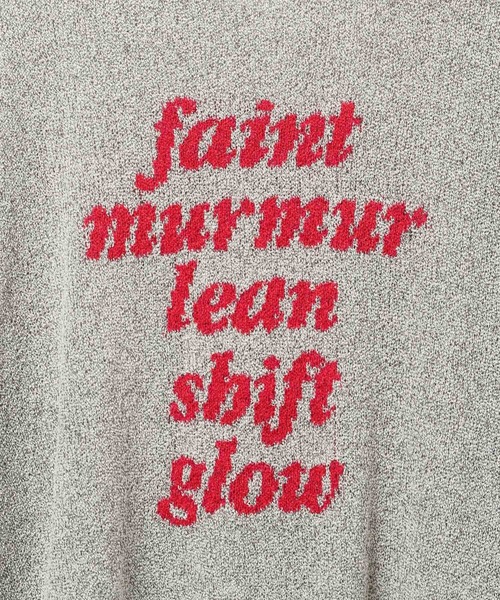 LEPSIM（レプシィム）の「7ゲージジャガードロゴ6分袖プルオーバー　578489（ニット/セーター・レディース・ブラウン/ネイビー/グレー・FREE）」の11枚目の写真