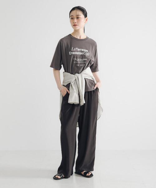 URBAN RESEARCH（アーバンリサーチ）の「キュプラレーヨンイージーパンツ（その他パンツ・レディース・ベージュ/ブラウン・36/38/40）」の11枚目の写真