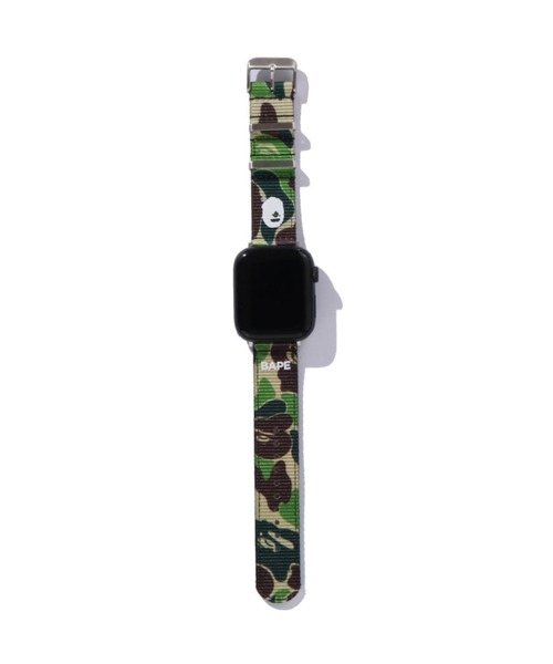 アベイシングエイプ ウォッチバンド　1ST CAMO WATCH BAND ABC CAMO NATO BAND MOBILE（デジタル腕時計）｜A BATHING APE（ア