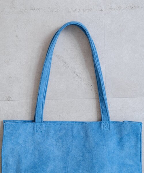 Kastane(カスタネ)の「【7色展開/A4サイズ】スエードトートバッグ(トートバッグ・レディース・カーキ/ライトベージュ/キャメル/オレンジ系その他/ブルー/バーガンディー/グレー・FREE)」の17枚目の写真