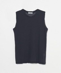 SHEER COTTON SLEEVELESS TEE