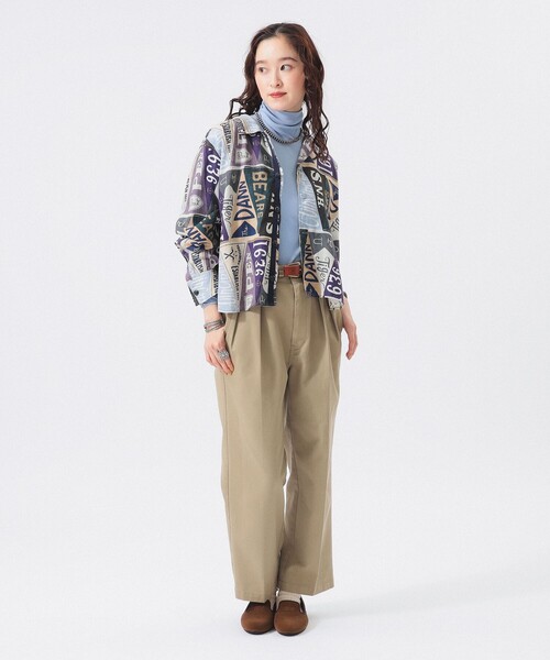 BEAMS BOY（ビームスボーイ）の「【1/15再値下げ】ペナント プリント シャツ（シャツ/ブラウス・レディース・ブルー/その他1・ONE SIZE）」の3枚目の写真