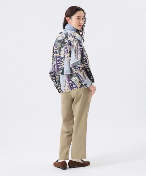 BEAMS BOY（ビームスボーイ）の「【1/15再値下げ】ペナント プリント シャツ（シャツ/ブラウス・レディース・ブルー/その他1・ONE SIZE）」の4枚目の写真
