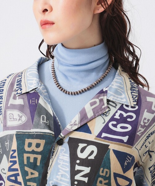 BEAMS BOY（ビームスボーイ）の「【1/15再値下げ】ペナント プリント シャツ（シャツ/ブラウス・レディース・ブルー/その他1・ONE SIZE）」の10枚目の写真