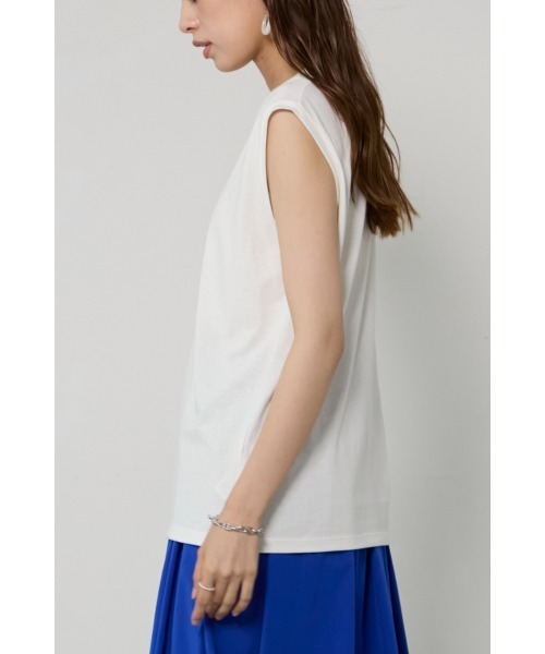 M.deux(エムドゥ)の「◆USAコットンカットソー◆(Tシャツ/カットソー・レディース・ピンク/ブラック・MEDIUM)」の6枚目の写真