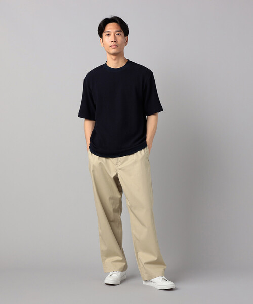 COMME CA MEN（コムサメン）の「ジャカード Tシャツ（Tシャツ/カットソー・メンズ・ネイビー/ブラウン/ブラック・L/M）」の10枚目の写真