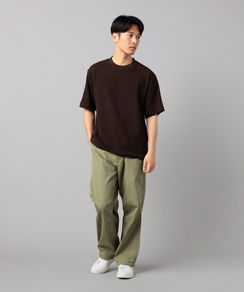 COMME CA MEN（コムサメン）の「ジャカード Tシャツ（Tシャツ/カットソー・メンズ・ネイビー/ブラウン/ブラック・L/M）」の14枚目の写真