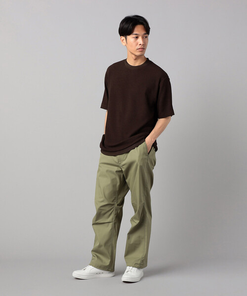 COMME CA MEN（コムサメン）の「ジャカード Tシャツ（Tシャツ/カットソー・メンズ・ネイビー/ブラウン/ブラック・L/M）」の15枚目の写真
