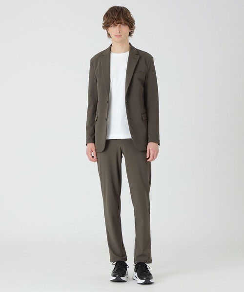 BLACK LABEL CRESTBRIDGE（ブラックレーベル・クレストブリッジ）の「【BLACK lab.】バックグリッドトリコットジャケット（テーラードジャケット・メンズ・グリーン系その他7/ブラック/ネイビー・L/M/XL/S）」の4枚目の写真