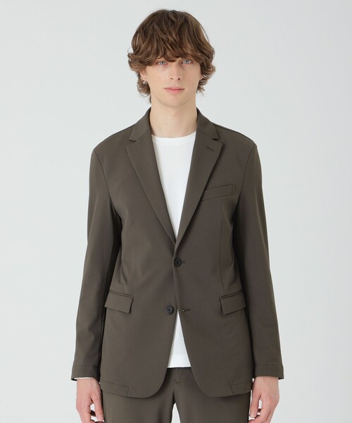 BLACK LABEL CRESTBRIDGE（ブラックレーベル・クレストブリッジ）の「【BLACK lab.】バックグリッドトリコットジャケット（テーラードジャケット・メンズ・グリーン系その他7/ブラック/ネイビー・L/M/XL/S）」の5枚目の写真