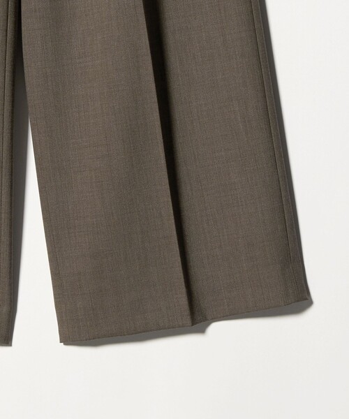 ポリエステルブレンド 2タック タブワイドパンツ（その他パンツ