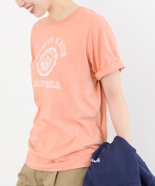 SPORTY&RICH（スポーティアンドリッチ）の「【SPORTY & RICH】"CALIFORNIA"ロゴプリント ソフトTシャツ（Tシャツ/カットソー・レディース・ピンク・S）」の14枚目の写真