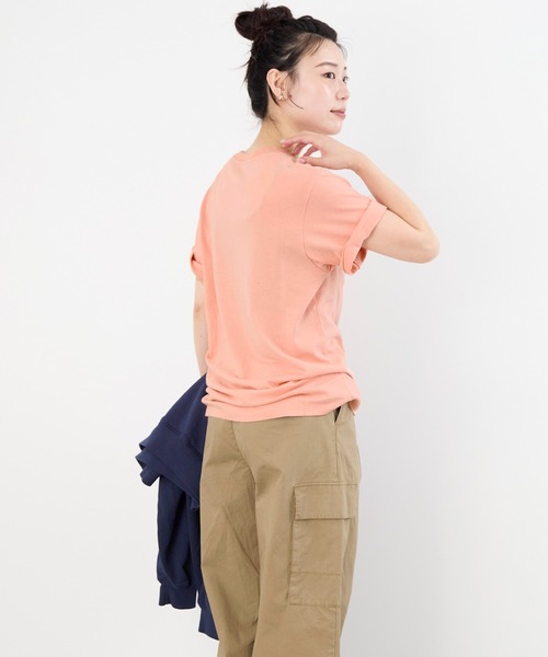 SPORTY&RICH（スポーティアンドリッチ）の「【SPORTY & RICH】"CALIFORNIA"ロゴプリント ソフトTシャツ（Tシャツ/カットソー・レディース・ピンク・S）」の11枚目の写真