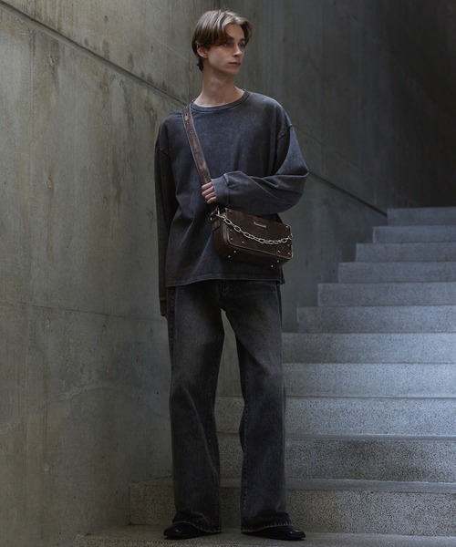 CLEL（クレイル）の「【CLEL】Antique Design Bag / アンティークデザインバッグ（ショルダーバッグ・メンズ・ブラウン系/ブラック系・FREE）」の4枚目の写真