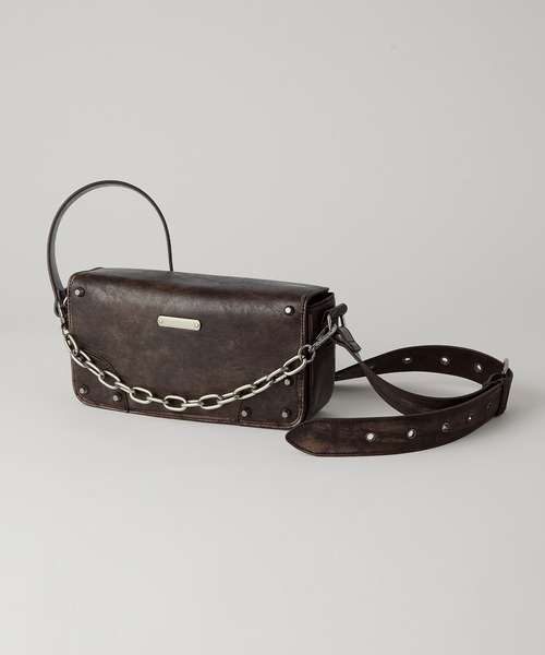 アンティーク　ヨーロッパ　ハンドバッグ 1493 【YSL YVESSAINTLAURENT 】90s レアVINTAGE 型押しレザー