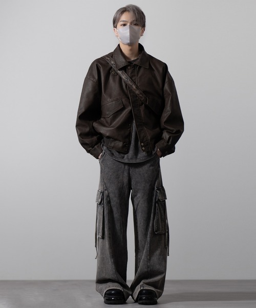 CLEL（クレイル）の「【CLEL】Antique Design Bag / アンティークデザインバッグ（ショルダーバッグ・メンズ・ブラウン系/ブラック系・FREE）」の5枚目の写真