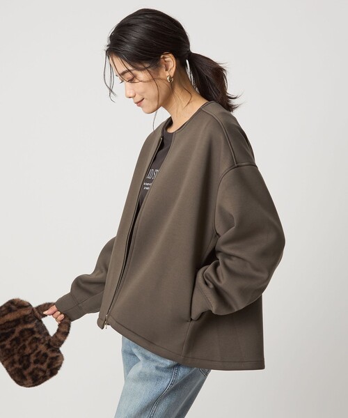green label relaxing バルーンスリーブブルゾン size SHORTあり］バルーンスリーブ ブルゾン