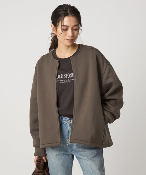 ダンボール ノーカラー ブルゾン（ブルゾン）｜green label relaxing