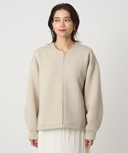 新品未使用　ROPÉ ゴールドボタンノーカラーブルゾン　定価41,800円 楽天市場】【SALE／40%OFF】ゴールドボタンノーカラーブルゾン ROPE