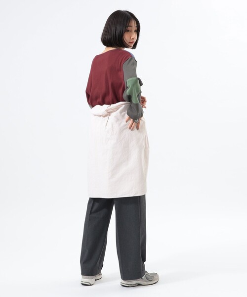 LACOSTE（ラコステ）の「【別注】LACOSTE / ワイド パンツ（スラックス・レディース・ネイビー/グレー/ブラック・36/38）」の5枚目の写真