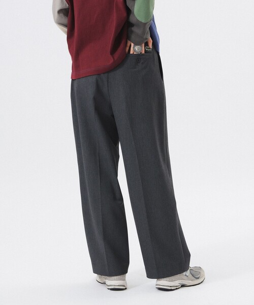 LACOSTE（ラコステ）の「【別注】LACOSTE / ワイド パンツ（スラックス・レディース・ネイビー/グレー/ブラック・36/38）」の6枚目の写真