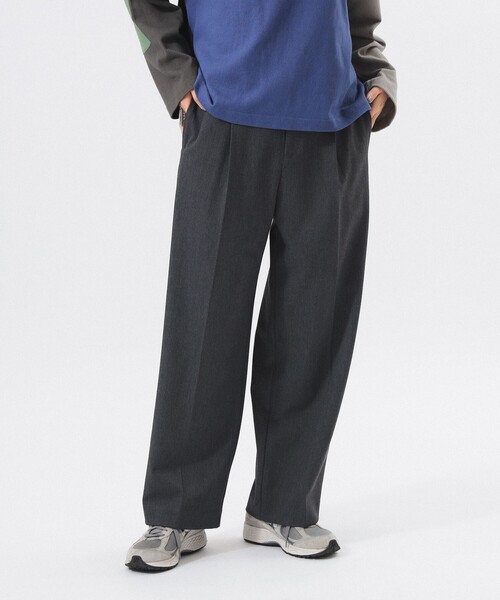 LACOSTE（ラコステ）の「【別注】LACOSTE / ワイド パンツ（スラックス・レディース・ネイビー/グレー/ブラック・36/38）」の7枚目の写真
