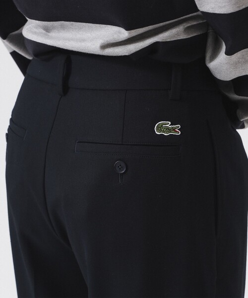 LACOSTE（ラコステ）の「【別注】LACOSTE / ワイド パンツ（スラックス・レディース・ネイビー/グレー/ブラック・36/38）」の21枚目の写真