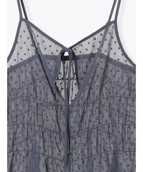 SM2（エスエムツー）の「ドットシアージャカード2WAYキャミチュニック（チュニック・レディース・ブラック/オフホワイト/グレー・F）」の18枚目の写真