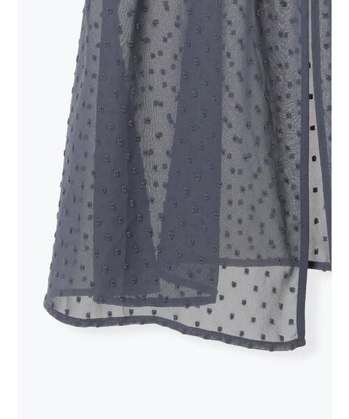 SM2（エスエムツー）の「ドットシアージャカード2WAYキャミチュニック（チュニック・レディース・ブラック/オフホワイト/グレー・F）」の20枚目の写真