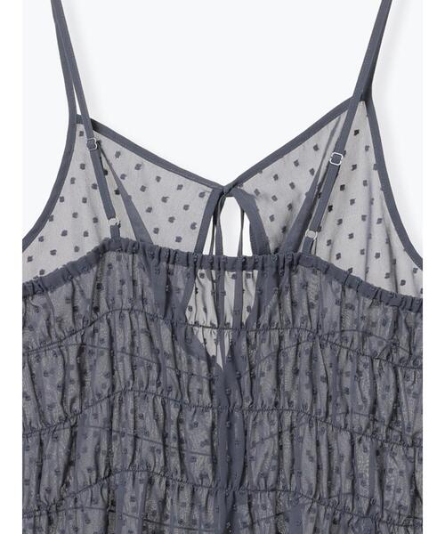 SM2（エスエムツー）の「ドットシアージャカード2WAYキャミチュニック（チュニック・レディース・ブラック/オフホワイト/グレー・F）」の21枚目の写真