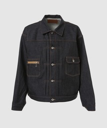 DAIRIKU(_CN)"Rigid" 2PKT Denim Jacket(fjWPbg)