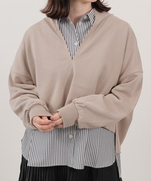 emesuelee（エメスーリー）の「スキッパーショート丈スウェット（スウェット）」